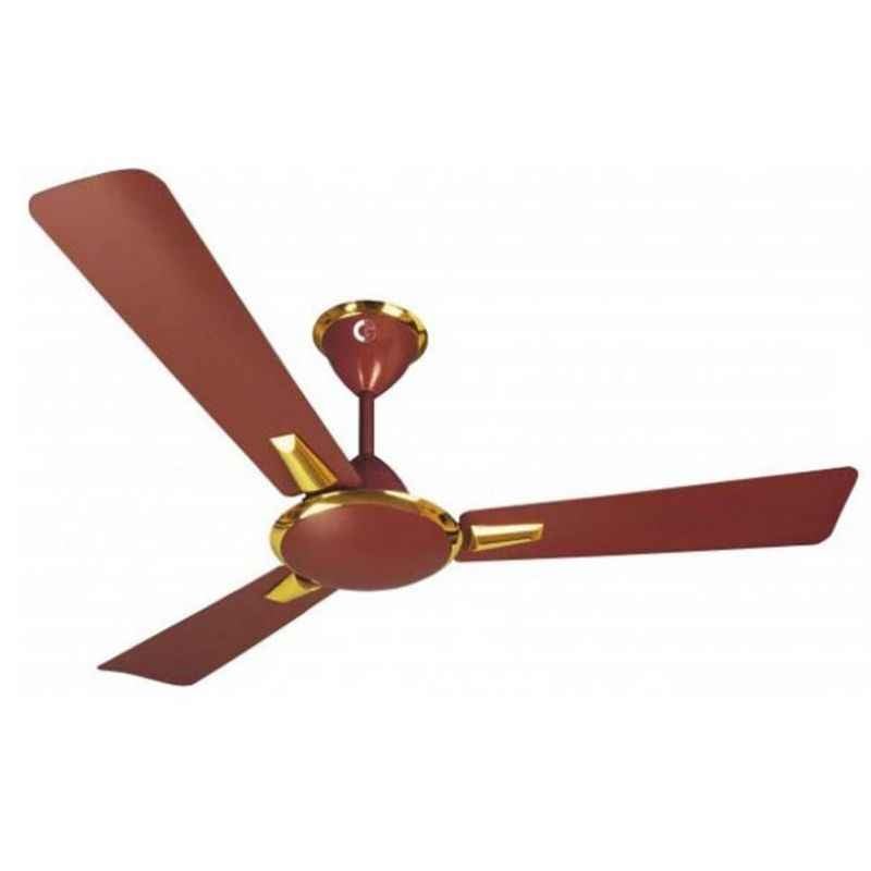 Crompton Greaves Aura Decorative Ceiling Fans Brown Sweep 1200mm