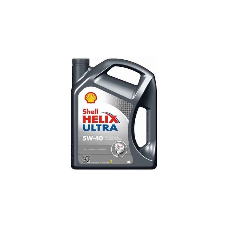 Shell 235828 Helix Ultra 5W-40 Synthetic Car Petrol Engine Oil, 4 Litre