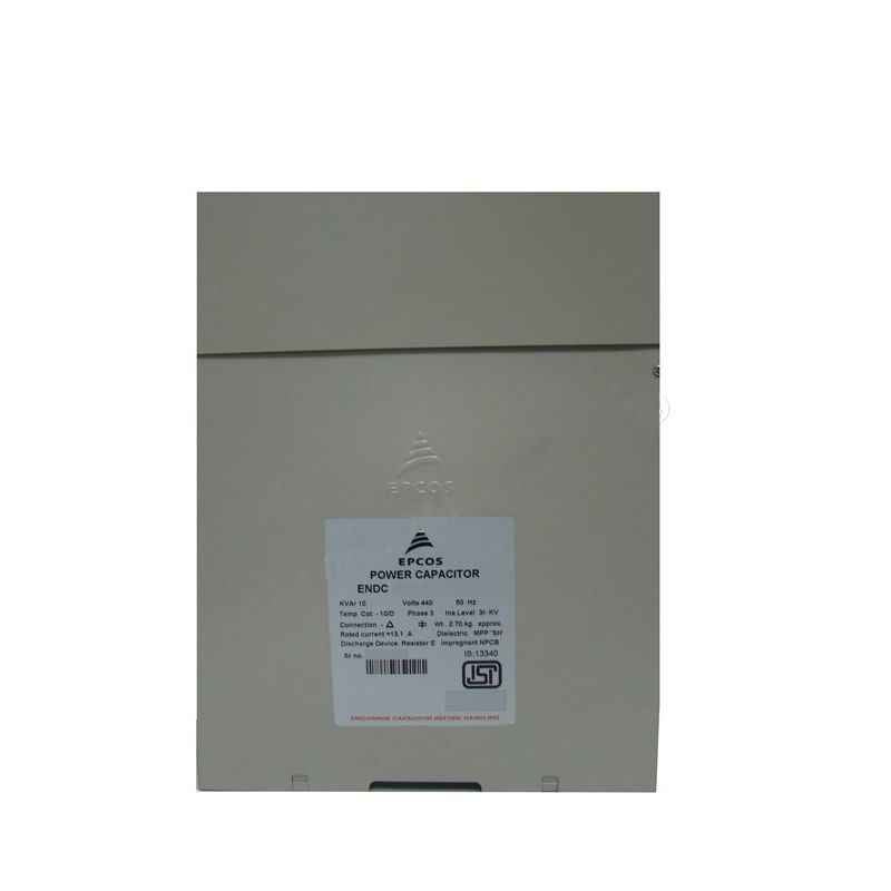 Epcos 3 Phase Square ENDC Power Capacitor, 5 Kvar