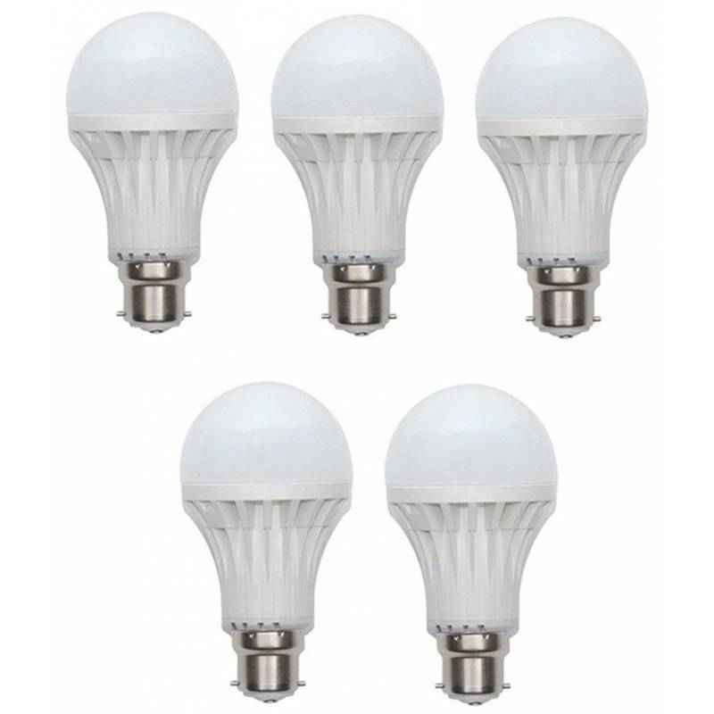 Gi-Shop 10W B-22 LED Bulbs (Pack of 5)