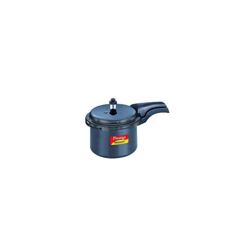 Prestige Deluxe Plus 3 Litre Hard Anodized Outer Lid Pressure Cooker, 20350