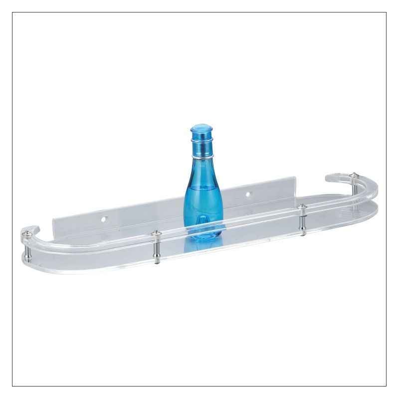 Kamal ACC-1178 12 inch PVC Acrylic Corner Shelf