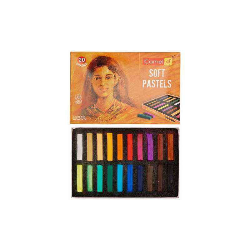 Buy Camlin 20 Shade Soft Pastel Colour Set, 337707 Online At Price ₹154