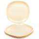 Signoraware Off White Square Half Plate, 215 (Pack of 6)