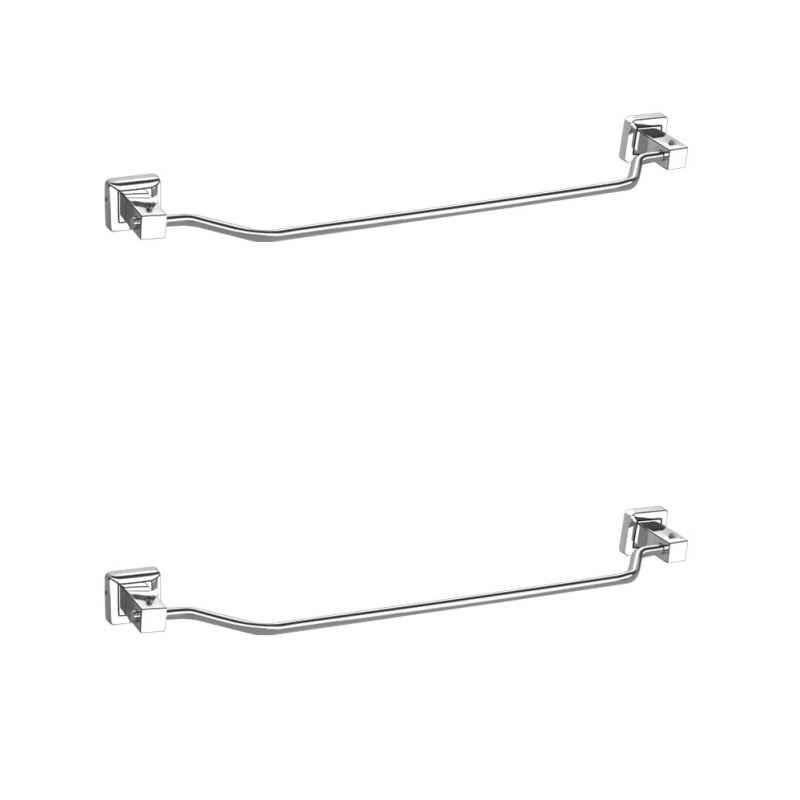 Abyss ABDY-1044 24 Inch Glossy Finish Stainless Steel Towel Rail (Pack of 2)