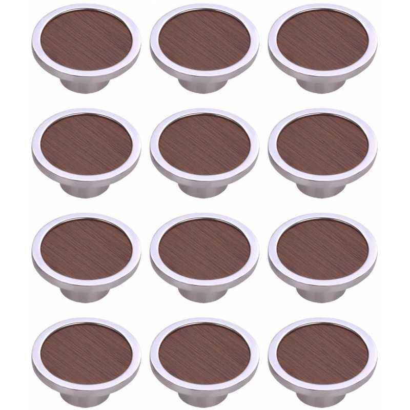 Abyss ABDY-1194 Chrome Finish Stainless Steel Cabinet Knobs (Pack of 12)