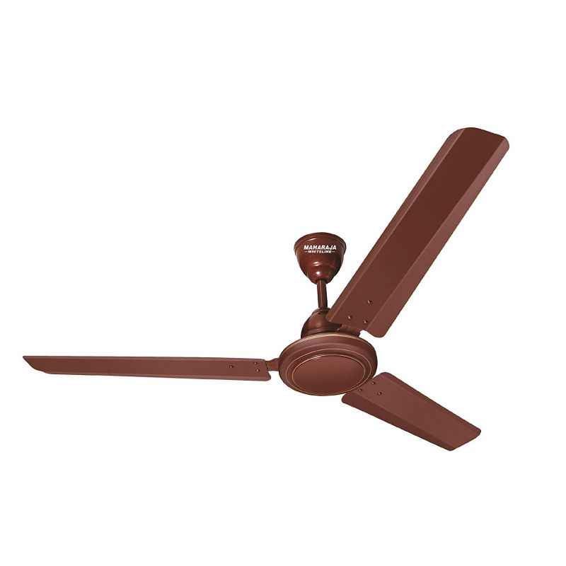 Maharaja Whiteline Wave 70W Brown Ceiling Fan, Sweep: 1200 mm