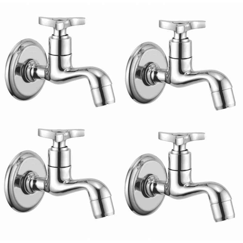Apree Star Silver Brass Bibcock (Pack of 4)