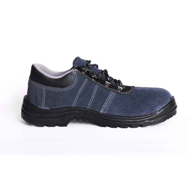 BT Steel Toe Sport Blue & Grey Safety Shoes, Size: 6