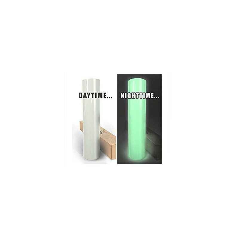Clickforsign 1 Feet Glow In Dark Vinyl Sheet, Length: 2 ft