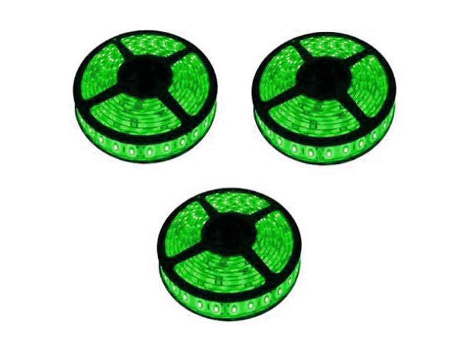 Buy Vrct 3w Green Led Strip Lights With Adaptor Dl 614 Pack Of 3 Online At Best Price On Moglix