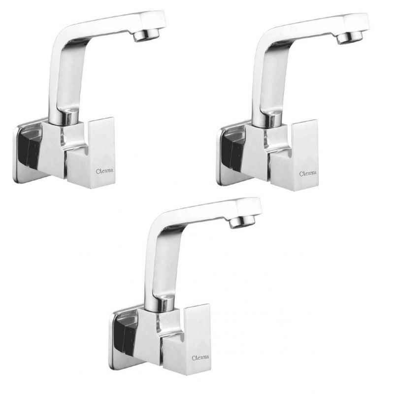 Oleanna Square Sink Cock, S-06 (Pack of 3)