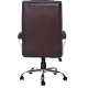 Mezonite High Back Synthetic Leatherette Brown Office Chair