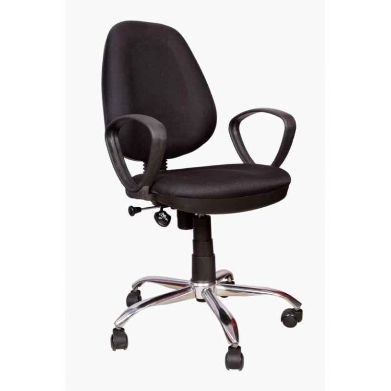 Mezonite Medium Back Leatherette Black General Purpose Office Chair