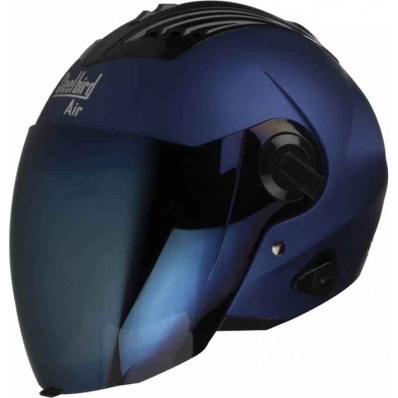 Steelbird SBA-3 Matt Yamaha Blue Helmet, Size (Large, 600mm)