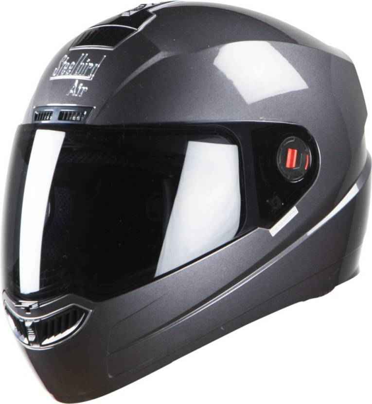 Buy Steelbird SBA 1 Glossy Honda Gray Helmet Size Medium 580mm