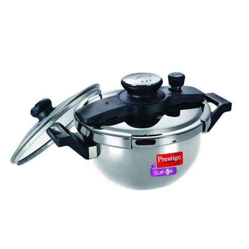 Buy Prestige Clip on 3.5 Litre Stainless Steel Pressure Cooker