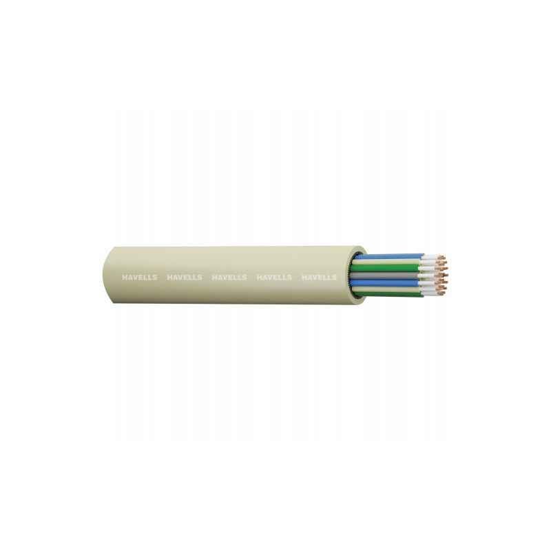 Havells 0.5mm 10 Pair Unarmoured ATC 180m Telecom Switch Board Cable, WHTTATEL1050