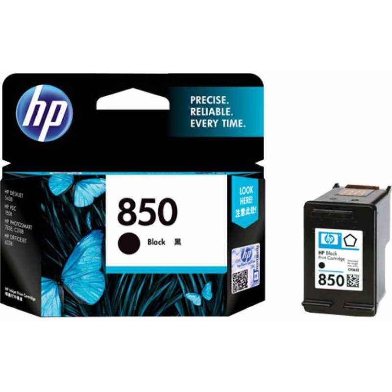 HP 850 Black Ink Cartridge, C9362ZZ