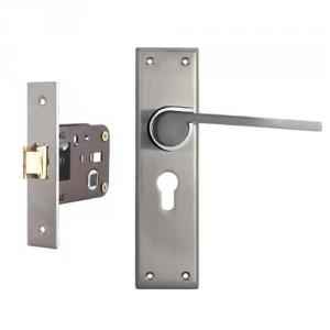 Plaza Elite Stainless Steel Finish Handle with 200mm Baby Latch Keyless Lock