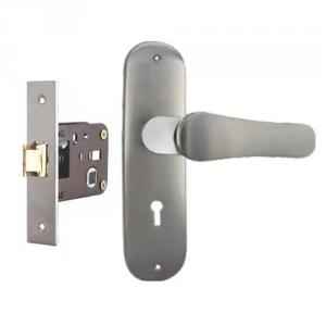 Plaza Salora Stainless Steel Finish Handle with 200mm Baby Latch Keyless Lock