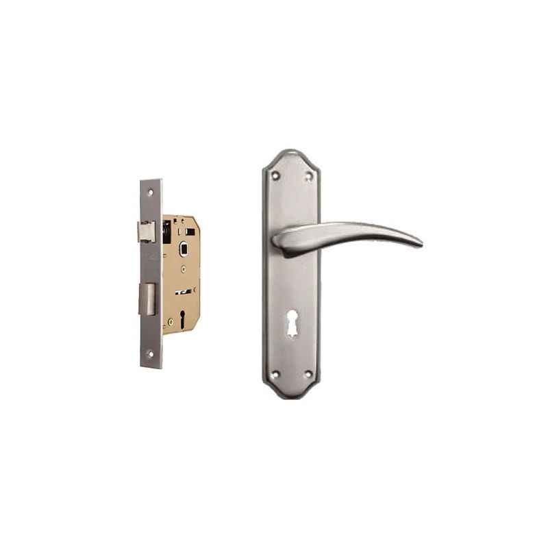 Plaza Duron 65mm Mortice Lock with Stainless Steel Handle & 3 Keys