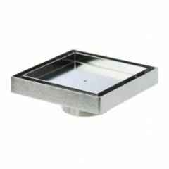 Kamal 5x5 Inch SS Floor Tile Grating with Cockroach Bowl, GRT-1449