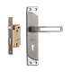 Plaza Elegant Stainless Steel Finish Handle with 65mm Mortice Lock & 3 Keys