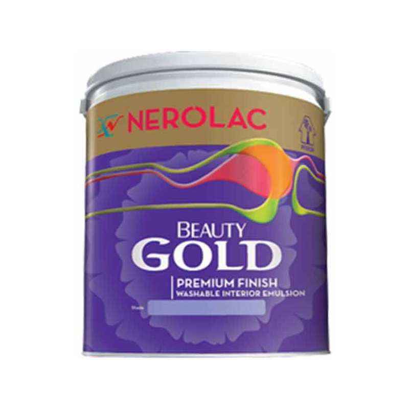 Nerolac Beauty Gold Paint,Wonder White-4L