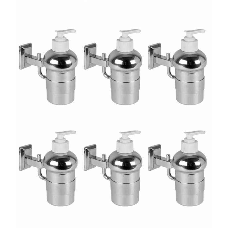 Abyss ABDY-1058 Glossy Finish Stainless Steel Liquid Soap Dispenser (Pack of 6)