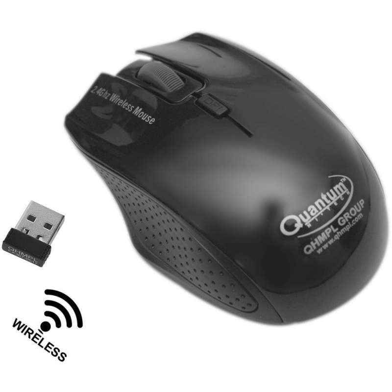 Quantum QHM253W Black Wireless Mouse