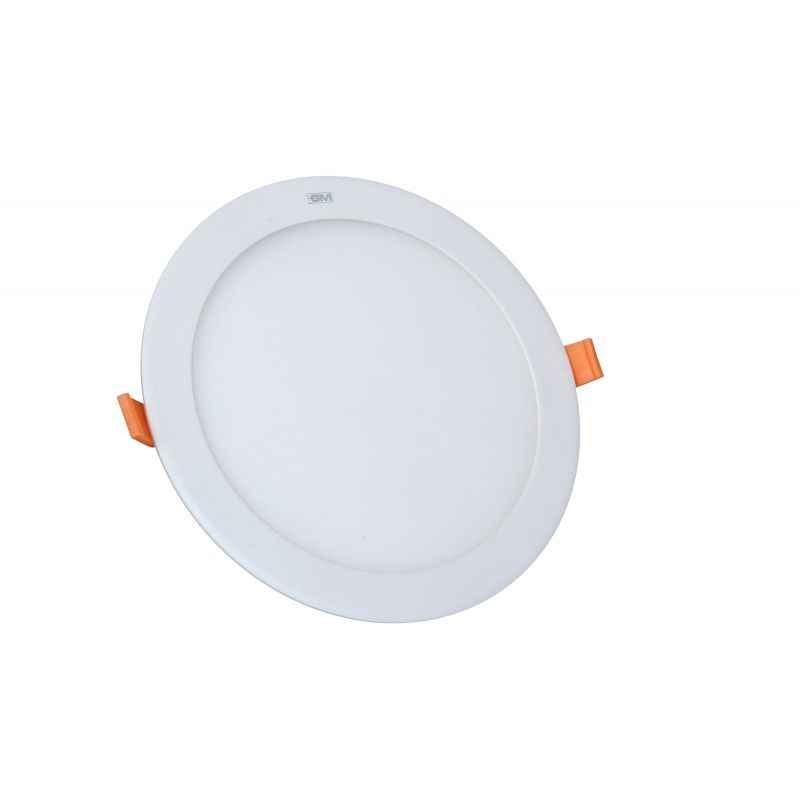 GM Plano 18W Cool Light Non-Dimmable Round Slim Panel Light, 4000 K
