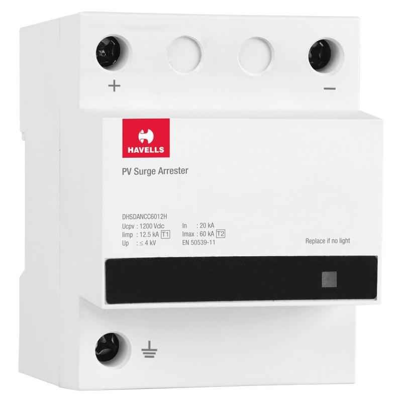 Havells 1 & 2 Type Photovoltaic Surge Protection Device, DHSDANCC6012H