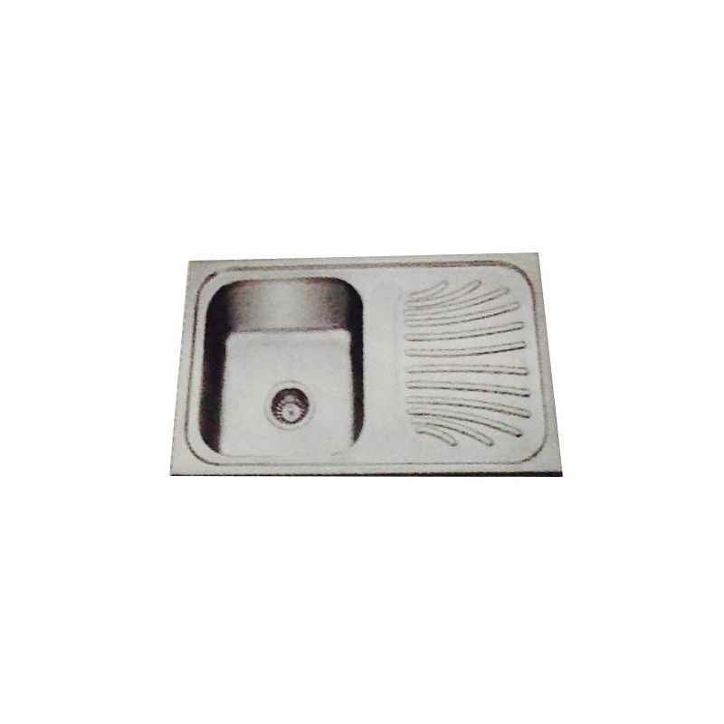 Jayna Jupiter SBSD 01 Glossy Sink With Drain Board, Size: 32 x 20 in