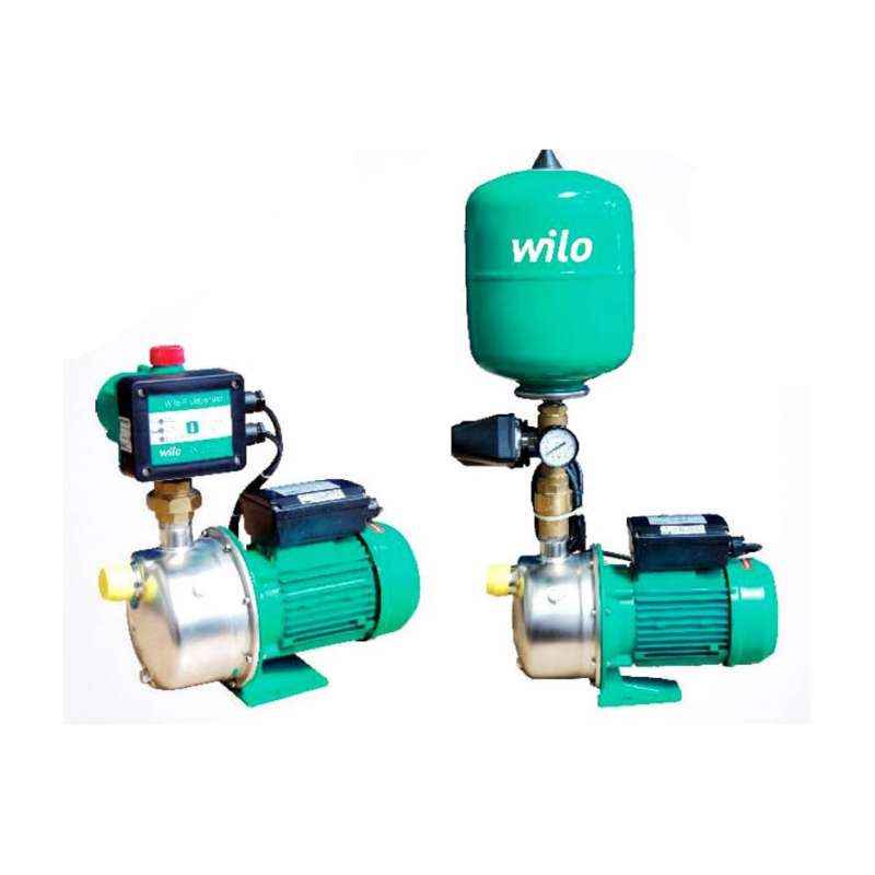 Wilo HWJ - Self Priming Booster With Pressure Switch and WJ, HWJ-203-EM-20, 1 HP