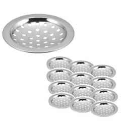 Kamal Round Trap Without Hole 4 Inch, GRT-1402-S12 (Pack of 12)