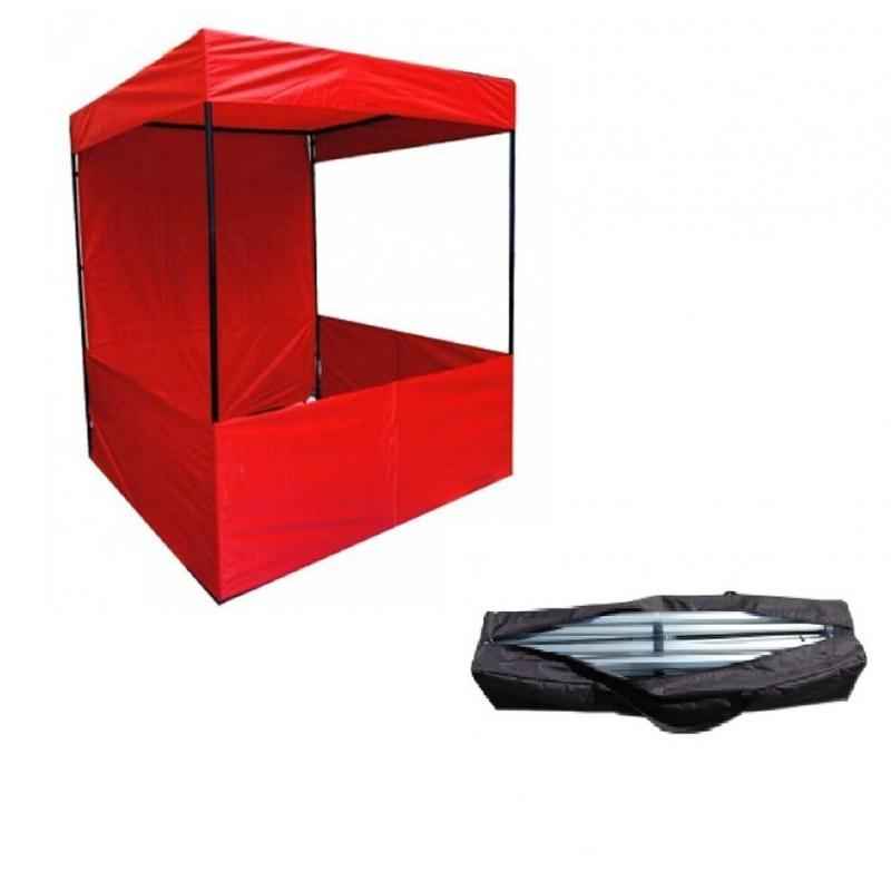 PSJ Red Promotional Canopy with Free Carrying Bag, 214x183x183 cm