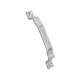 Smart Shophar 8 Inch Stainless Steel Silver Heinz Cabinet Handle, 64719-SCH-SS08