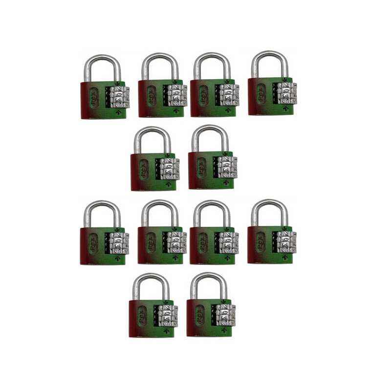 Smart Shophar 4 Digit Zinc Medium Num Lock Padlock, 54026-PL4D-Z00-P12 (Pack of 12)
