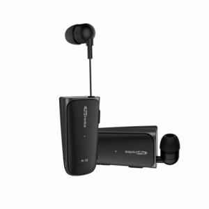 Portronics Harmonics klip 2 Black Retractable In-Ear Earphones For Music & Calls, POR 811