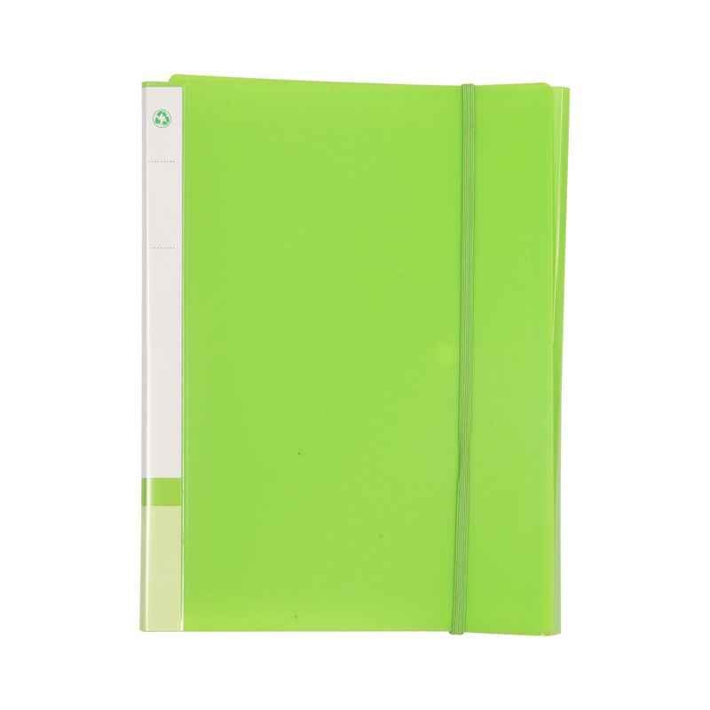 Saya Green Multi Pocket Collection Folder, Dimensions: 175 x 25 x 235 mm (Pack of 2)