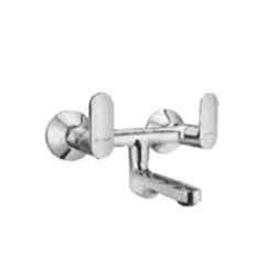 Somany Thistle Brass Chrome Finish Non Telephonic Wall Mixer, 272201140041