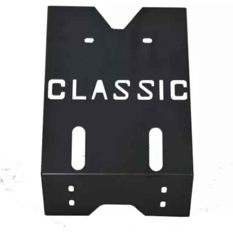 Znee Smart Cast Iron Matt Black Bike Engine Guard for Royal Enfield