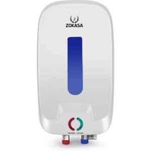 Zokasa Sharp 5.5 Litre 3000W 4 Star White & Blue Instant Water Geyser