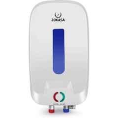 Zokasa Sharp 5.5 Litre 3000W 4 Star White & Blue Instant Water Geyser