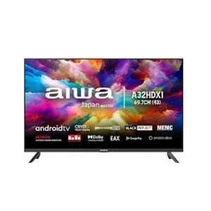 Aiwa Magnifiq 32 inch Black HD Smart Android LED TV with Google Play, Alexa & Amphitheatre View, PE-A32HDX1