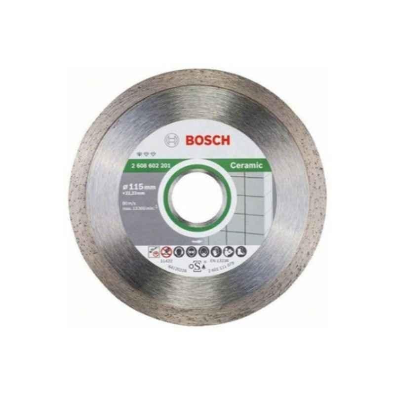 Bosch 115mm Metal Silver Diamond Disc for Ceramic, 2608602201