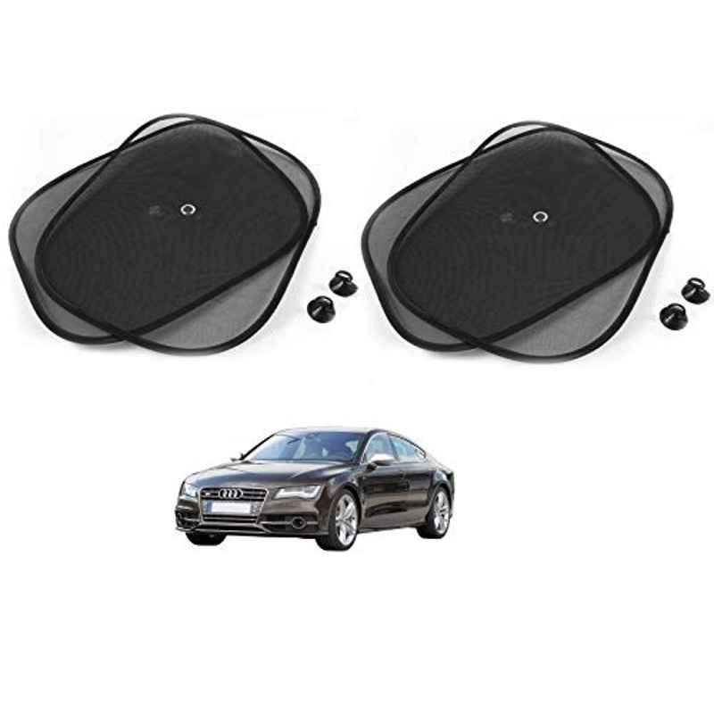 Kozdiko 4 Pcs Black Chipokoo Car Window Sunshade Curtain Set for Audi NA, koz_79295
