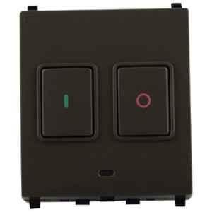 Schneider Electric ZENcelo 25A 2 Module Polycarbonate & Steel Bronze Motor Starter Switch, IN8425MS(BZ)