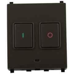 Schneider Electric ZENcelo 25A 2 Module Polycarbonate & Steel Bronze Motor Starter Switch, IN8425MS(BZ)